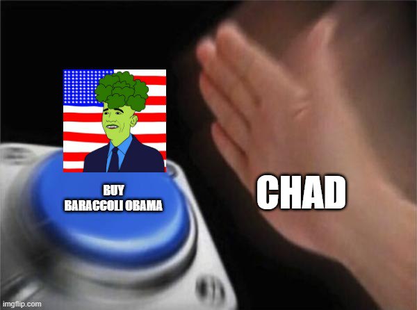 BAROCCSOL's tweet photo. @W0LF0FCRYPT0 Step #1: You get a bag of baroccoli obama 🥦     

Step #2: You SHUT THE FUCK UP 🤝

Step #3: You become fabulously wealthy https://t.co/5afgNfUmJz