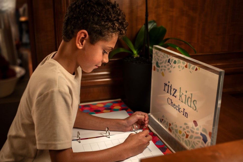 Checking into the vacation, they'll remember forever. #RitzKids