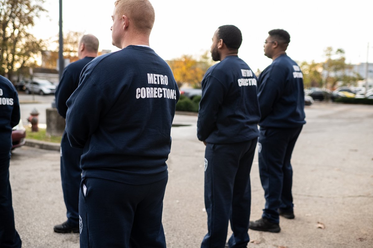 Ready to make a lasting impact? Join a dedicated force, ensuring the highest standards of security and service. To learn more about it, visit lmdc.louisvilleky.gov/careers 

#WeAreLMDC #LouisvilleKY #LMDC #CorrectionsOfficer #LouisvilleCareers #LouisvilleJobs