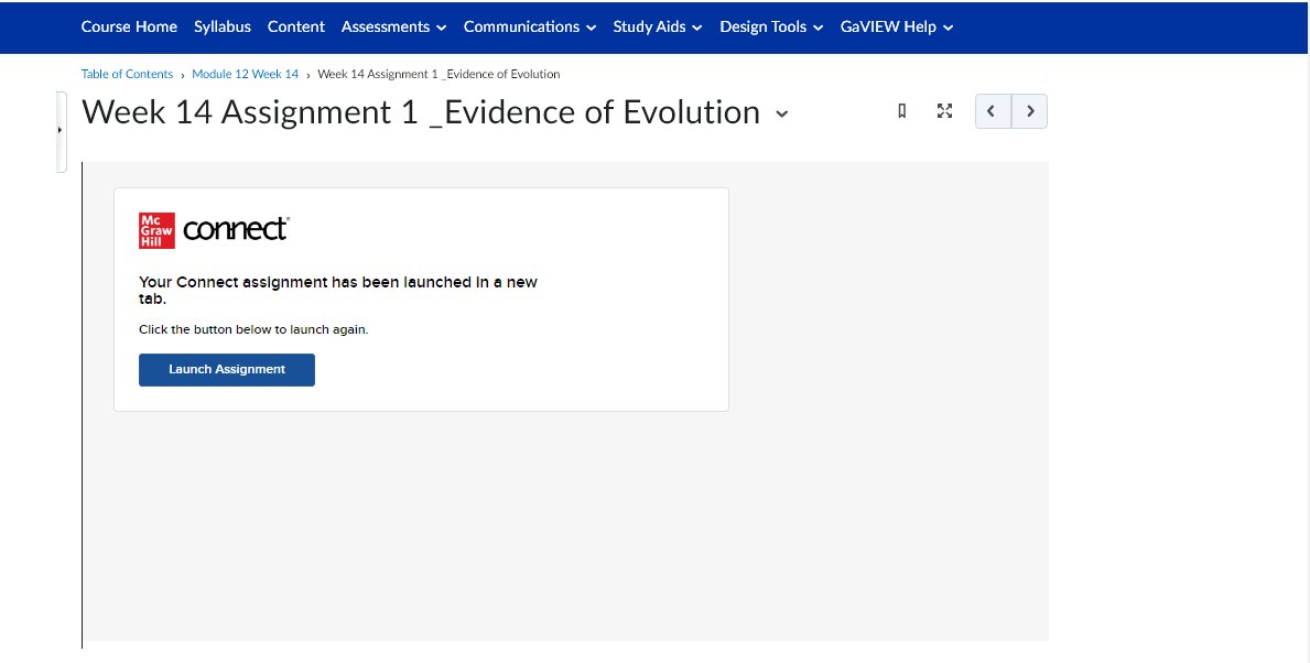 Week 14 Assignment 1 _Evidence of Evolution

DM me if you need help with an assignment.

#allsubjects #topgrades 

#FAMU #ASUTwitter #GramFam #ssu #albanystateuniversity