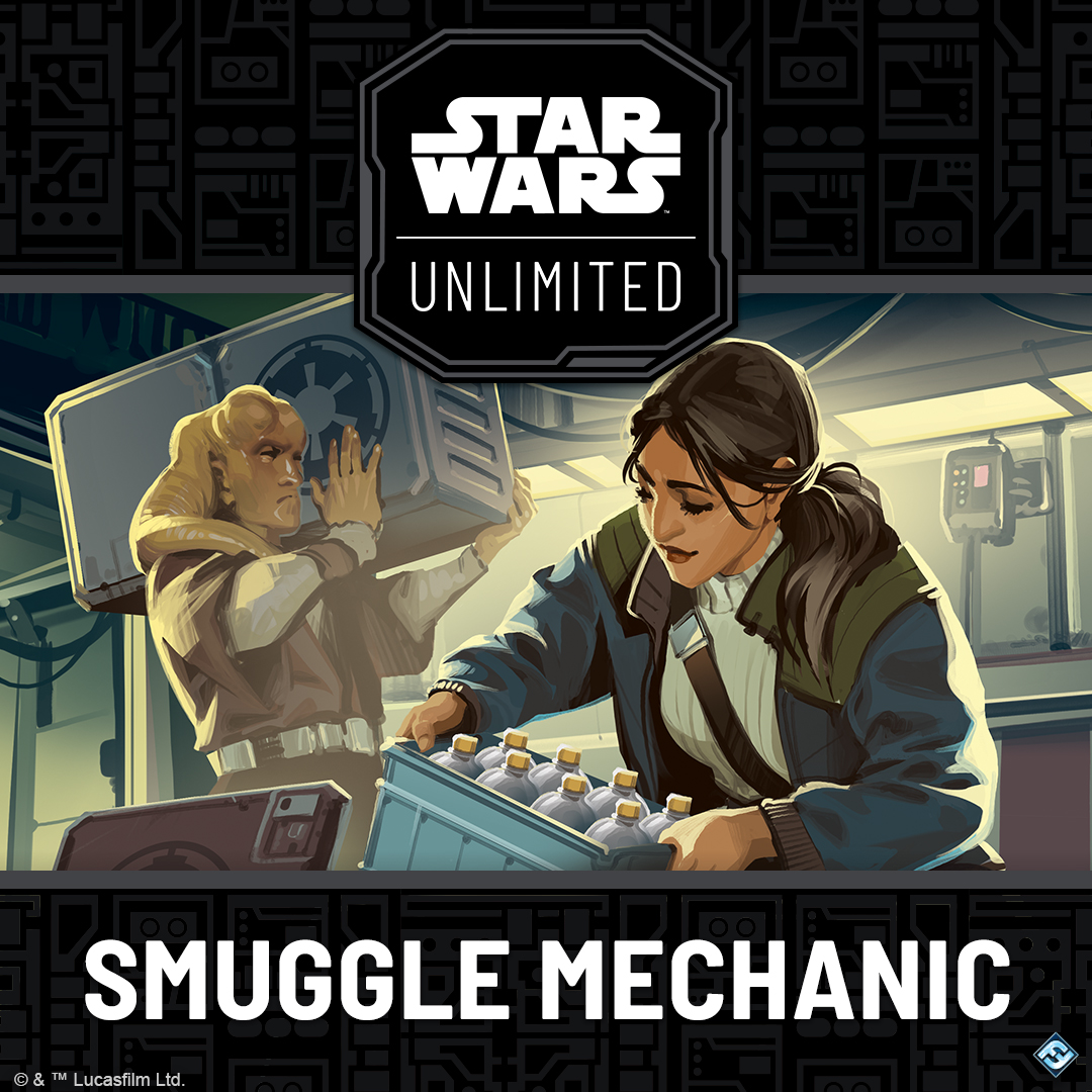 With two new mechanics already revealed for Shadows of the Galaxy, it’s time to check out the final new piece: Smuggle! Read on to see how the Smuggle mechanic can help you play cards that you had carefully hidden away: bit.ly/3Q9o03M