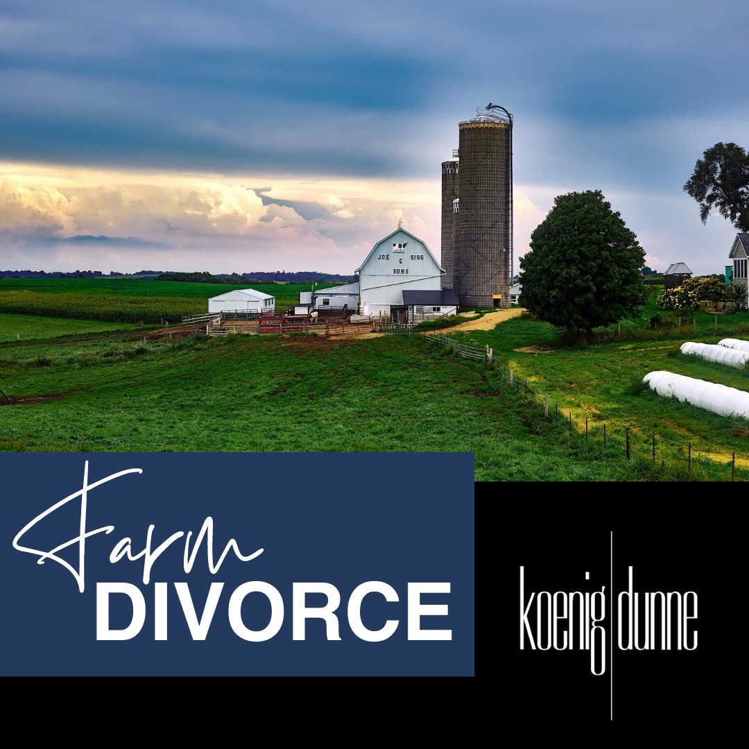 KoenigDunne's tweet photo. Legal knowledge and experience matter when navigating the complexities of a farm divorce. Schedule a consultation today so our experienced legal team can help protect your farm, financial interests, and your future. 
https://t.co/MSe281cpfr https://t.co/vTPbXpncQT