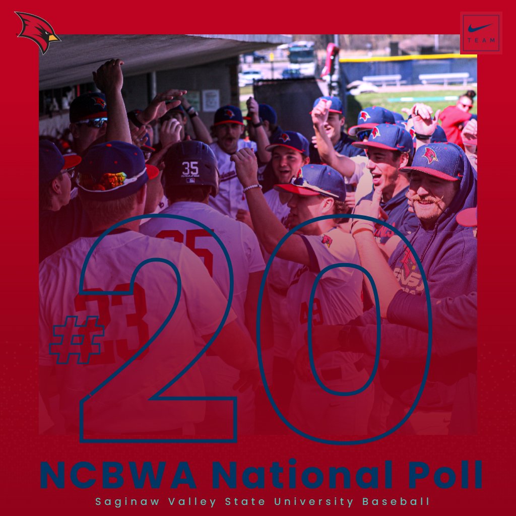 🚨Top-25 Rankings🚨 @svsubaseball ranked in the NCWBA Top-25 for the first time in program history!⚾️ The Cardinals are ranked 2⃣0⃣ in the nation and #2 in the Midwest region🔥 #BeaksUp #GoCards #StandOut #SVSUBSB