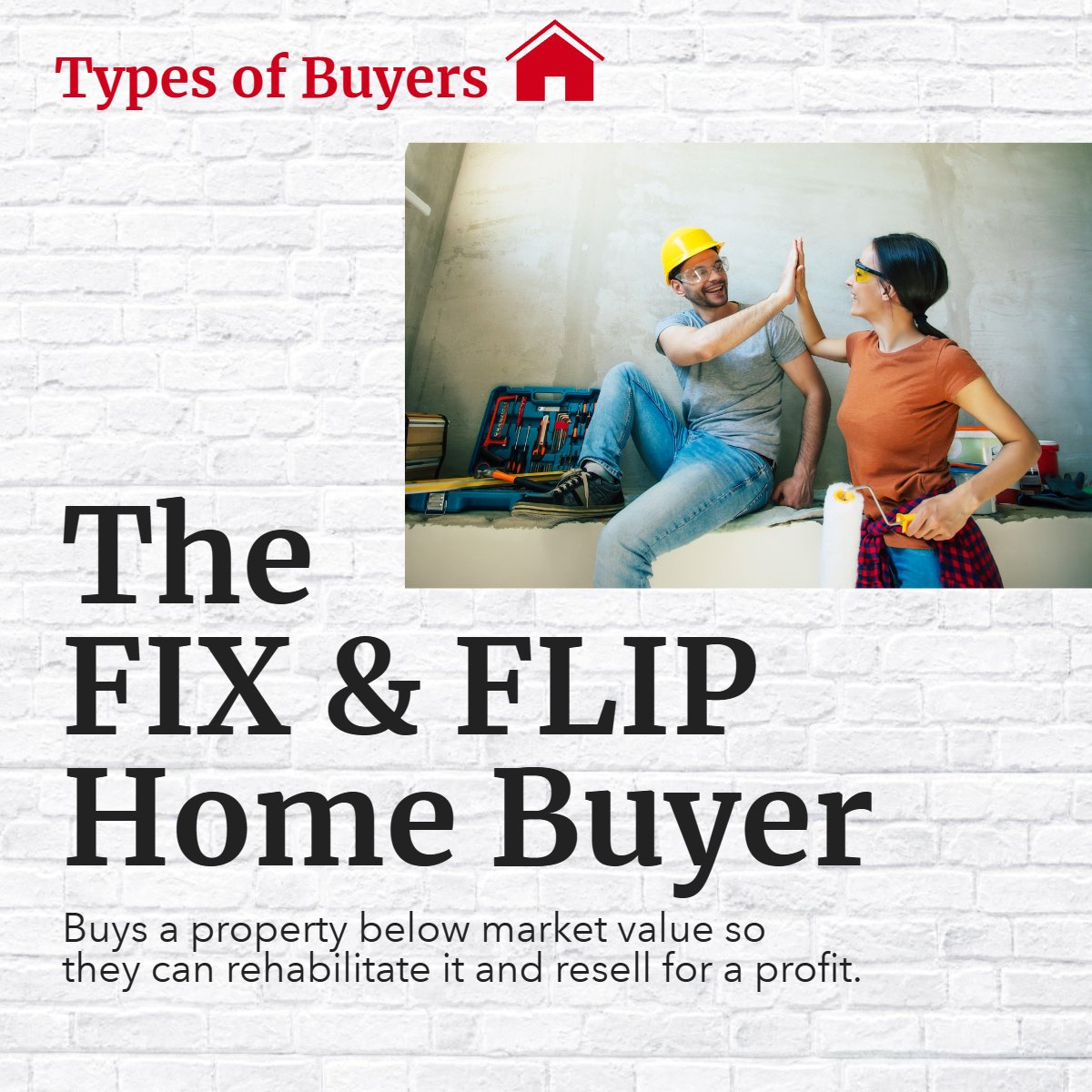 Are you a Fix & Flip type of buyer? 

Let us know below!

#FixAndFlip #RealEstate
