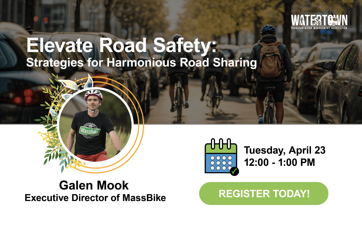 Join us for a lunchtime webinar with Galen Mook from #Massbike to hear how roads can be shared safely for all users - cyclists, motorists, and pedestrians.
us06web.zoom.us/webinar/regist…