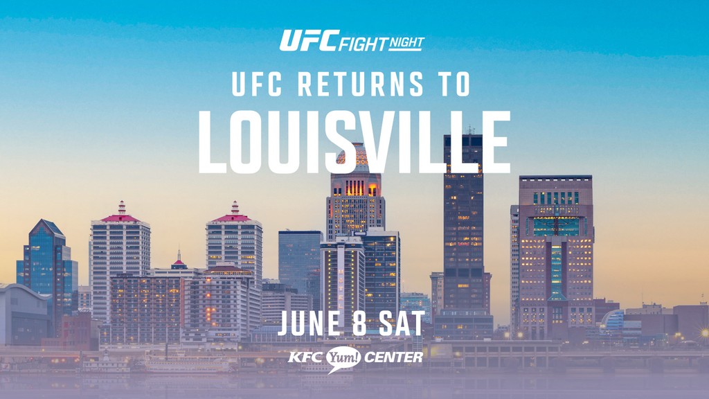 For the first time in almost 13 years, we’re headed back to The ‘Ville. We’ll see you on June 8th for #UFCLouisville. @ufc