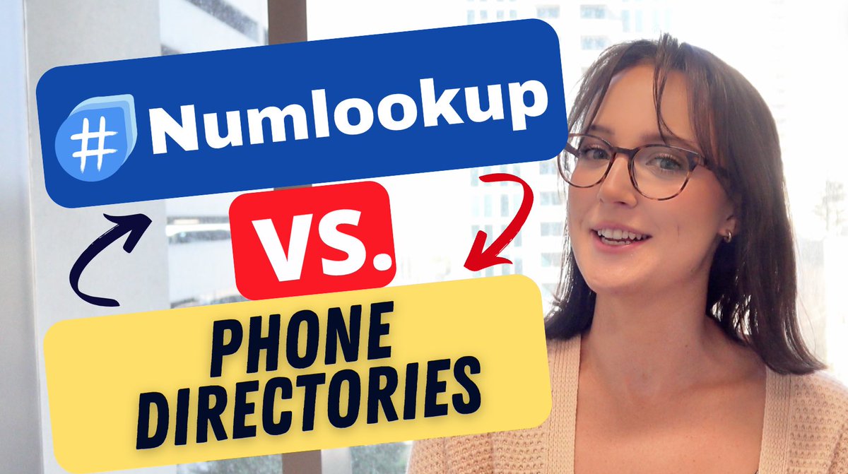 num_lookup's tweet photo. https://t.co/wm8ydlnf1m Join Nicole from NumLookup as she compares traditional phone directories with the digital efficiency of NumLookup. Discover the benefits of accessibility, real-time updates, accuracy, and convenience in this engaging and humorous video. https://t.co/US0ODVI22L