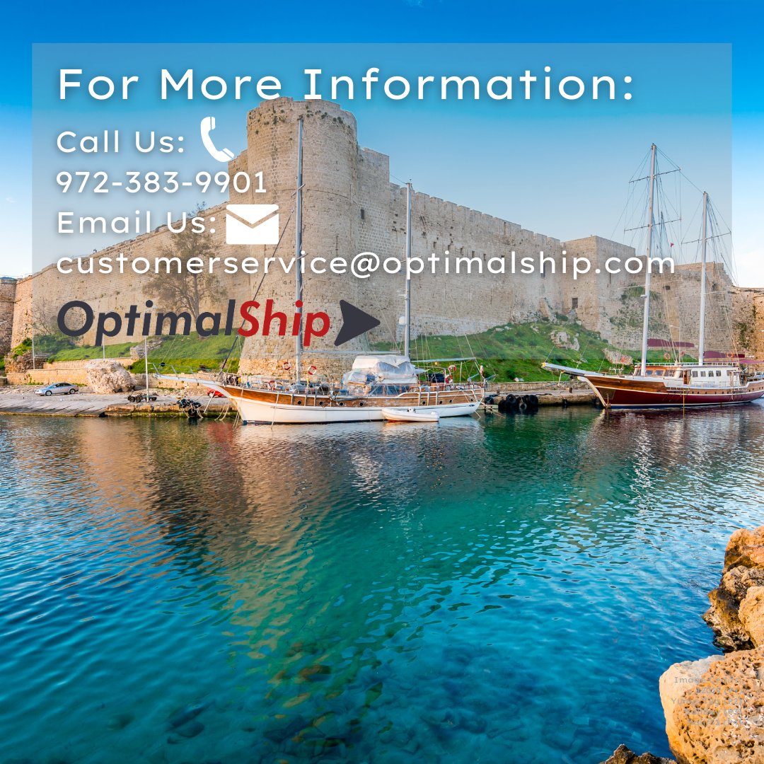 Cyprus: home of Saint Hilarion's Castle. Here are the shipping basics to Cyprus!

#Cyprus #internationalshipping #imports #exports