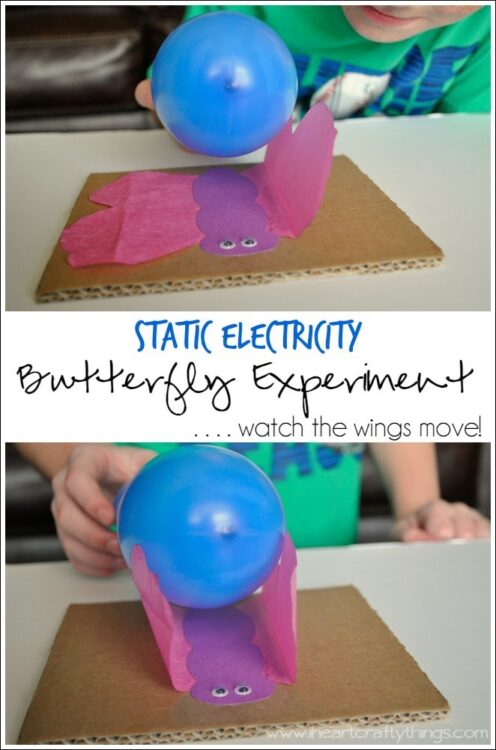 Static electricity is a fascinating subject, make #science come alive with this fun experiment! iheartcraftythings.com/static-electri… #ScienceExperiment #STEM