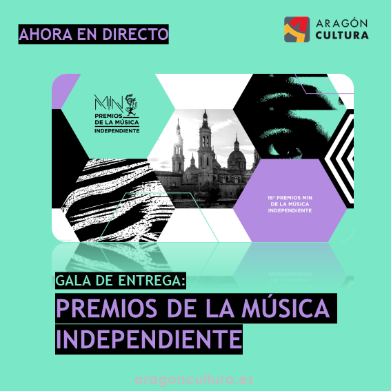 🔴Ahora en directo 🗣️Gala de entrega de los Premios de la Música Independiente. 📺Ver: ow.ly/1zRM50Rg1er . . . @premiosMIN @aragontv