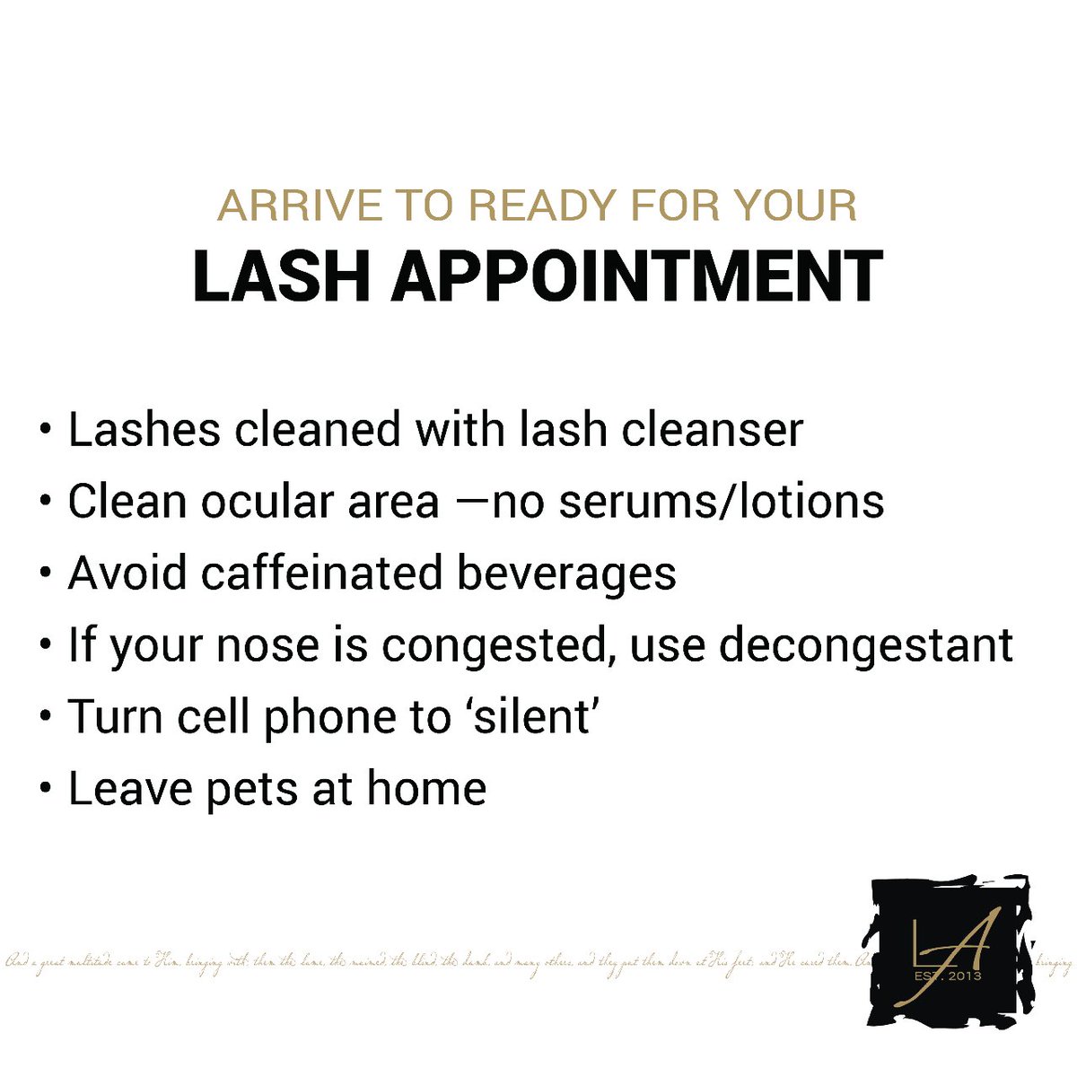 How to arrive ready for lash appointment.  #azlashtechniciancourse #azlashes #lashes #xtremelashesscottsdale #scottsdalelashes #lashtechnician #lashretentiontips #lashlove