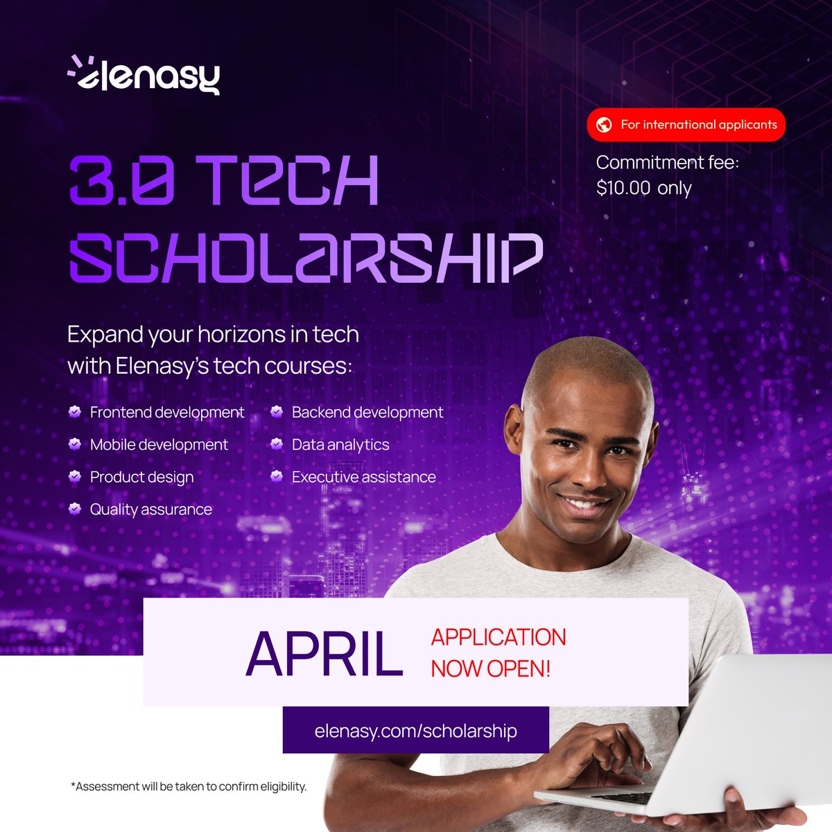 Calling all tech enthusiasts in the diasporas, especially those who have been reaching out to us. 

Register now to join our growing global community of learners. (Check registration link in bio/on flier)

#TechScholarship #ElenasyCohort #OpportunityForAll #Elenasy