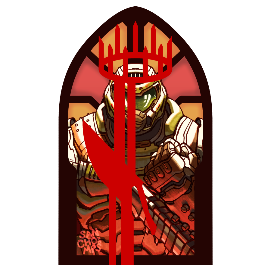 「stained windows 」|sancho 🔆 shop open!!のイラスト