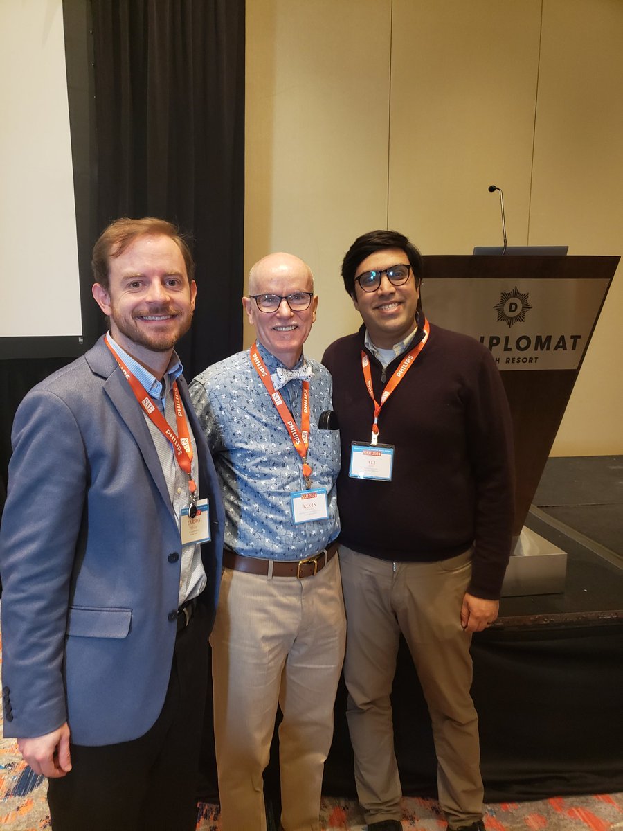 #SAR24 @alibsyed @UTSW_Radiology What an amazing opportunity to share the stage with these great lymphatic imagers. Thanks Andy and Leo for organizing.