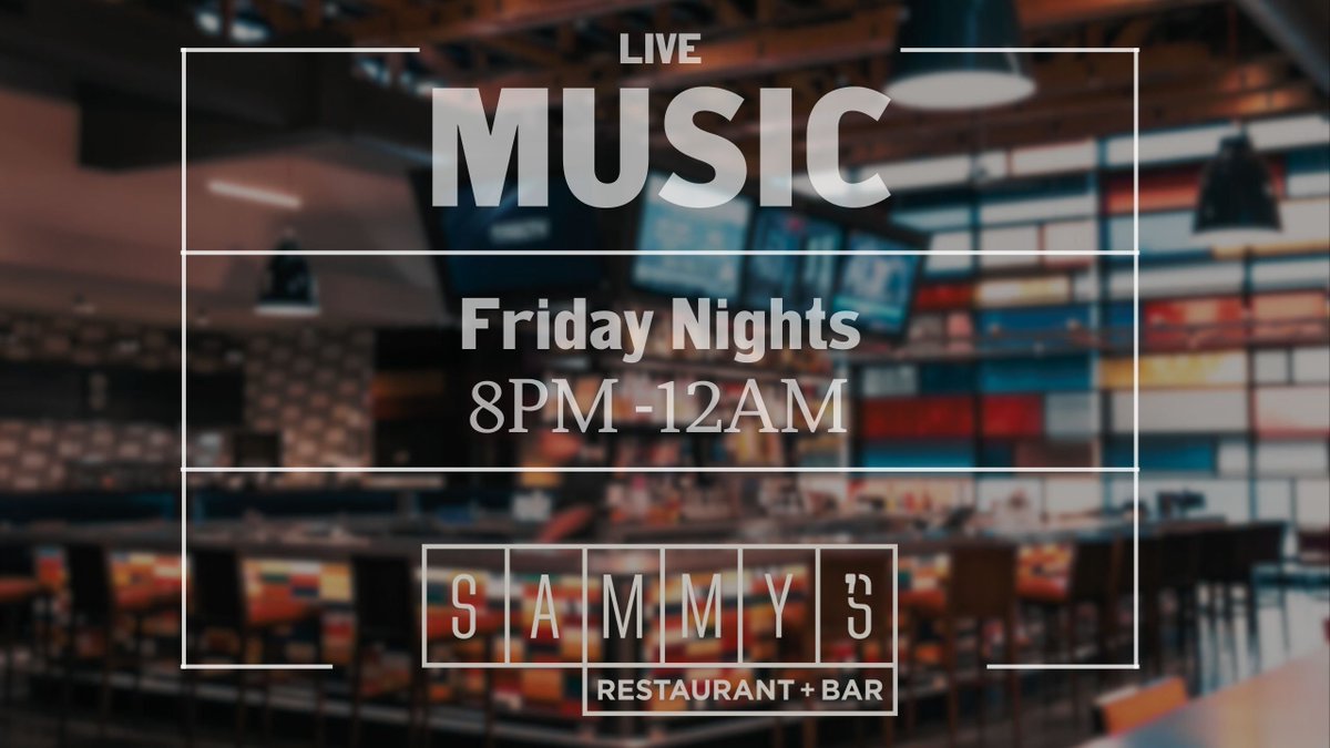 Happy Friday! Join us for Live Music at Sammy's tonight from 8 PM to 12 AM 🎶 Come enjoy some delicious food, exciting table games, and fantastic live music at Stones! Event calendar: stonesgamblinghall.com/event-calendar/ #StonesGamblingHall #Casino #Tablegames #Sammys #LiveMusic