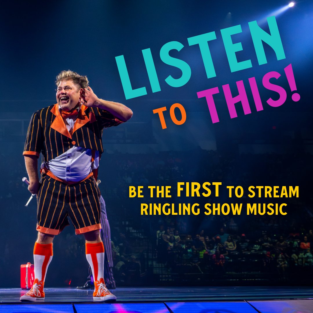 Now's your chance to sing and dance along to the songs from The Greatest Show On Earth🕺💃 @Ringling 🎶 Listen now: feld.ly/oqmm0l