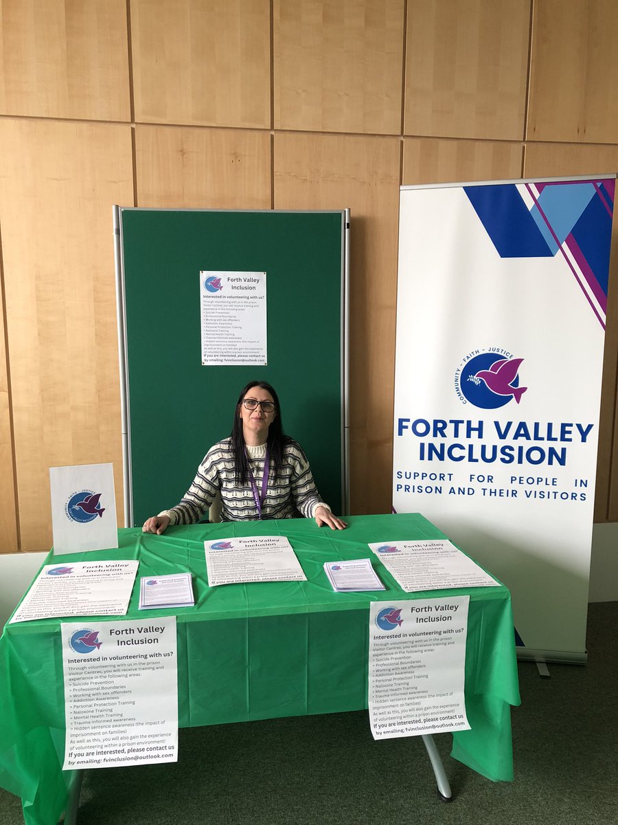 fv_inclusion's tweet photo. Today we attended the PSYCON 2024 at Stirling University, where 4 of our volunteers were giving talks on their experience with us at Forth Valley Inclusion, and we also had our own stall to talk about our organisation and recruit more volunteers! https://t.co/vVVNrY3nWr