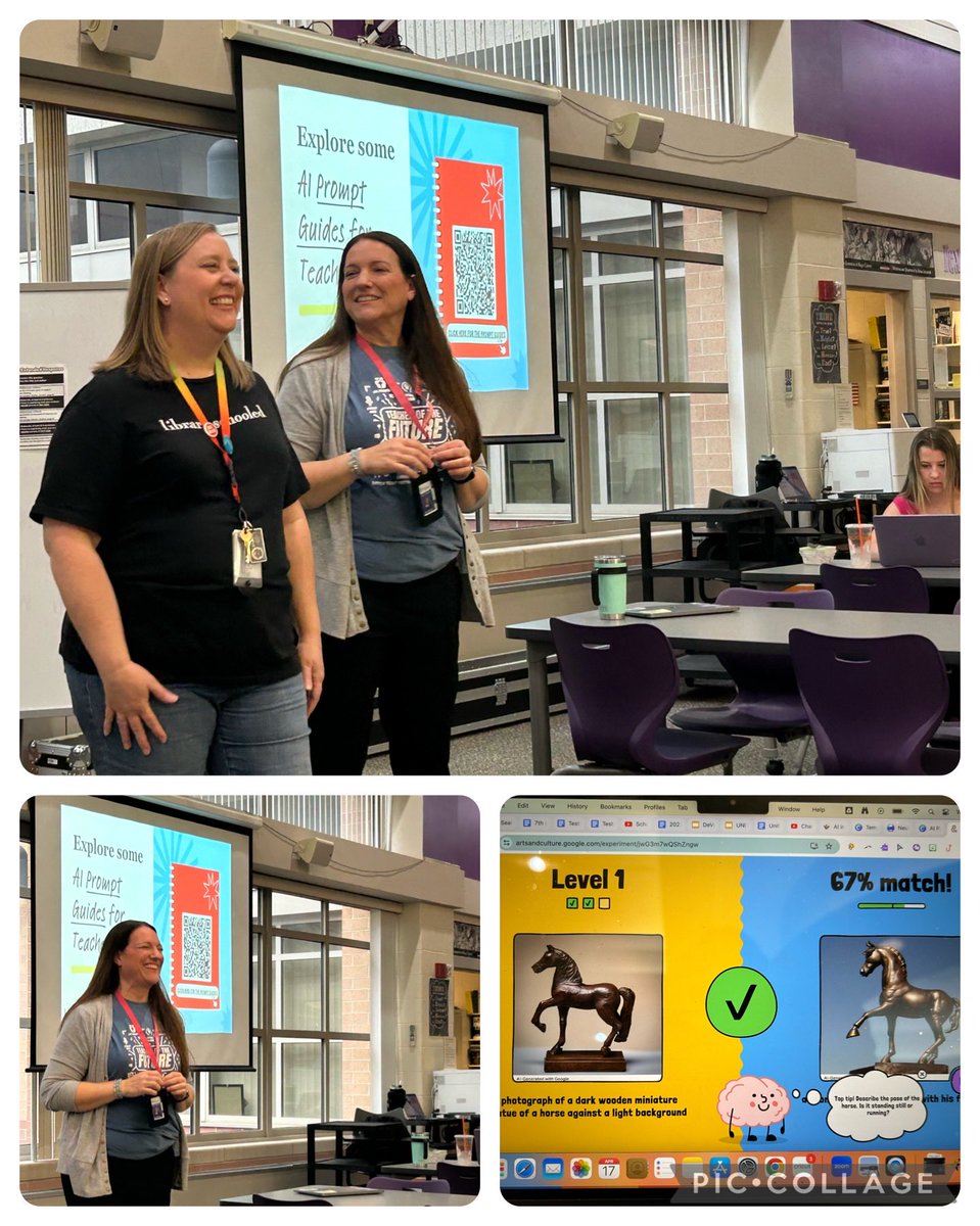 staff meeting this morning dove into the world of AI for education, exploring how this cutting-edge technology can enhance our teaching methods and empower our students. Can't wait to learn and grow together! ⁦@CenturyWildcats⁩ ⁦@mrstechfarlin⁩ ⁦@AhamernickCJH⁩