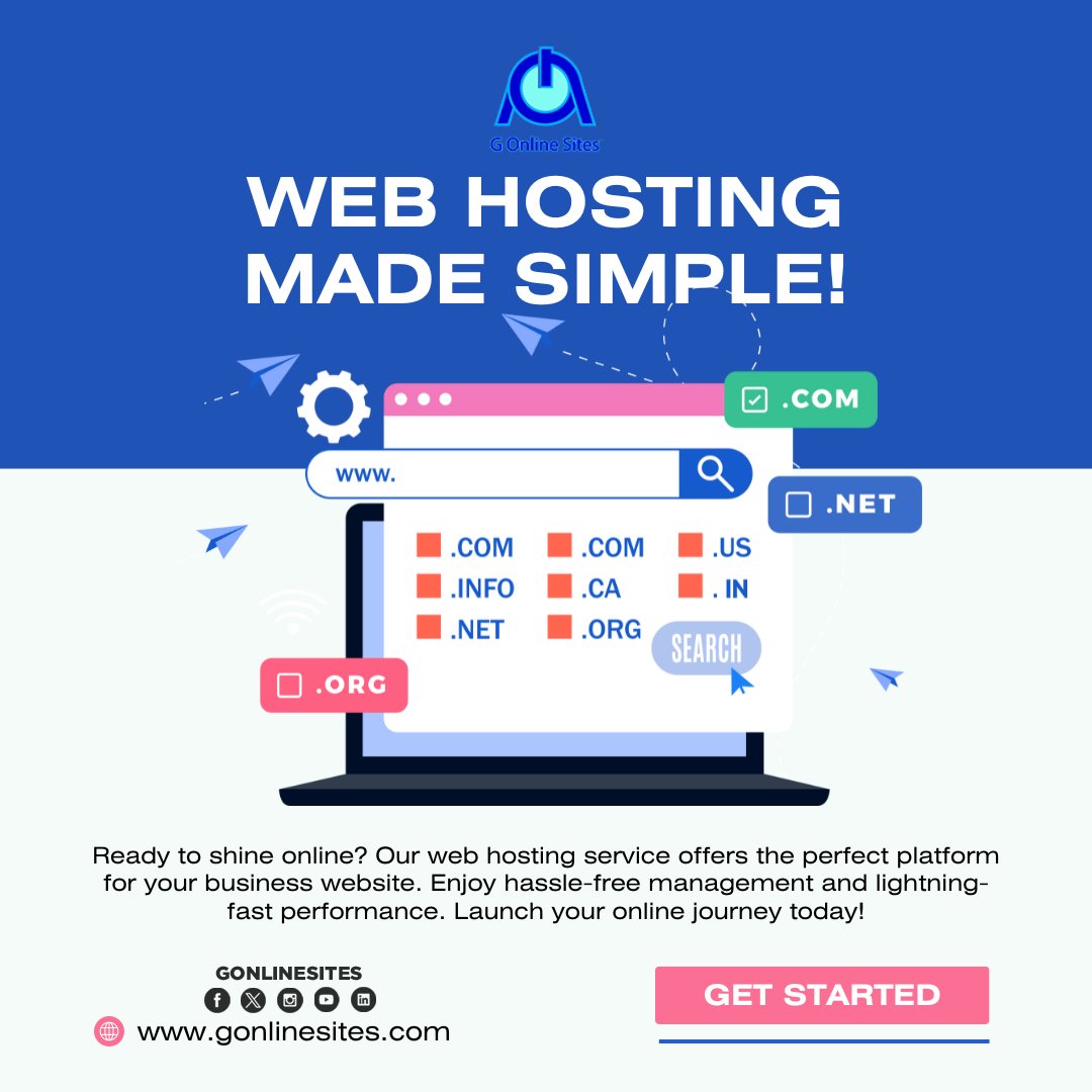 Ready to #ShineOnline ✨?

Our web hosting service offers the perfect platform to launch your #BusinessWebsite. Enjoy hassle-free management & lightning-fast performance ⚡️.
#GoLive today with ➡️gonlinesites.com!  
#gonlinesites  #webhosting #cpanel #ssdservers #reliable