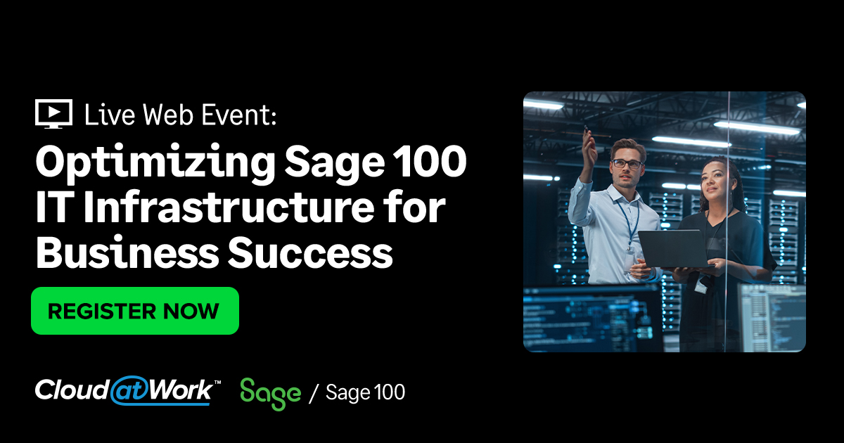 CloudatWork's tweet photo. Join our next webcast on April 24 | 2ET for discussion on evaluating all your options – big or small – to maintain your #Sage100 solution while reducing costs and planning for the future. Register here:  https://t.co/TksJKKcYxI

#mas90 #sageerp #accoutingsoftware https://t.co/UGwtwf7lbD