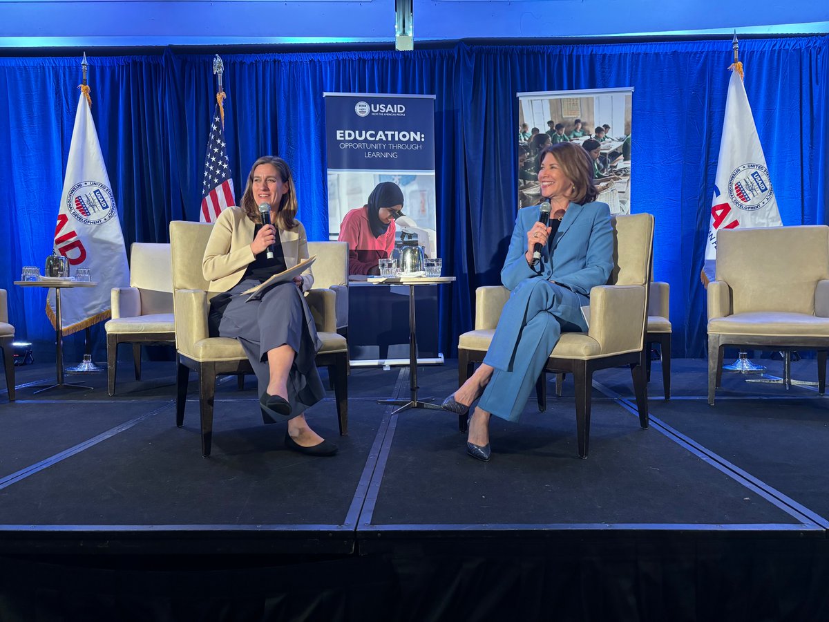 Workshop President & Interim CEO @SherrieWestin and @USAID's Rebecca Levy explored a decades-long partnership bringing quality early education to children around the globe at the @USAIDEducation conference. Thank you for your invaluable support.