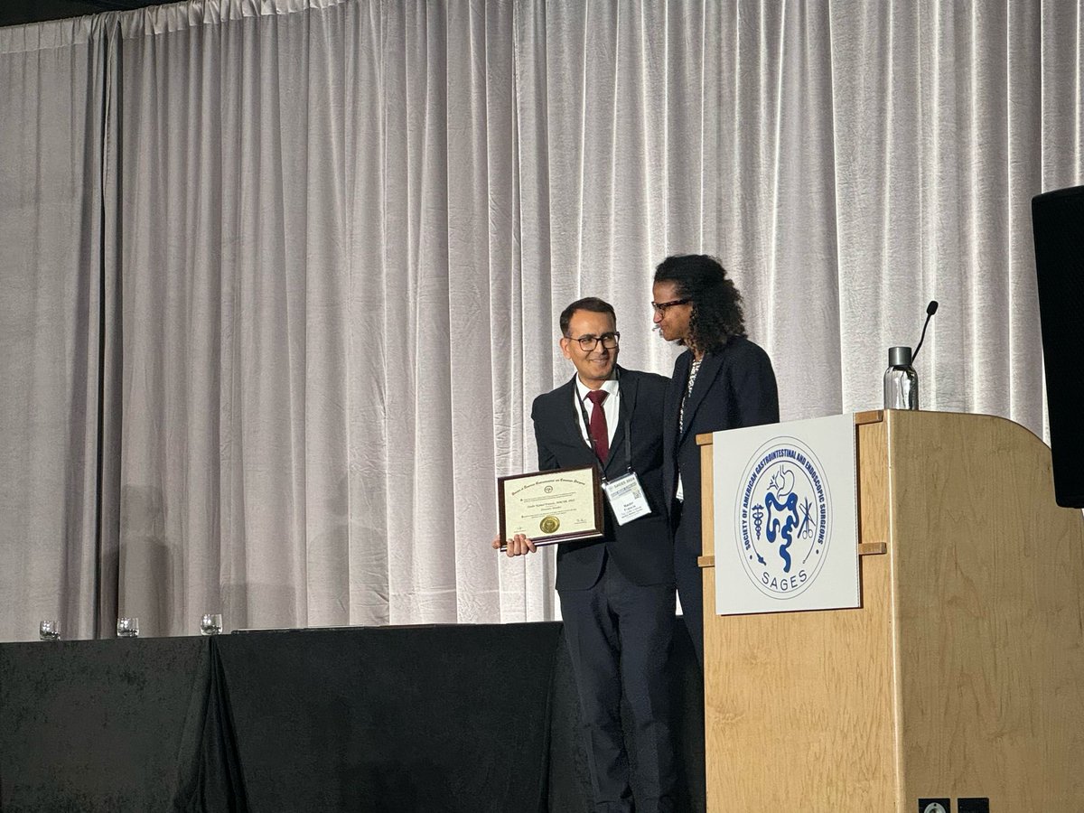 Nader Francis (@nader_nkfrancis) on Twitter photo I feel incredibly privileged and honored to receive the honorary member award of <a href="/SAGES_Updates/">SAGES is in Tampa in 2026!</a> at #sages2024 I feel incredibly privileged and honored to receive the honorary member award of <a href="/SAGES_Updates/">SAGES is in Tampa in 2026!</a> at #sages2024