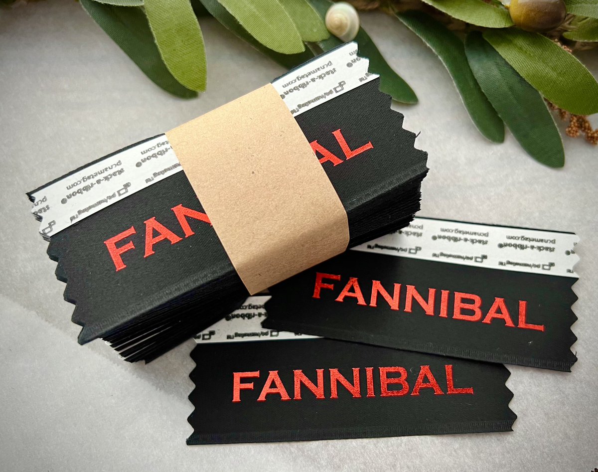 I got these to share with moots at the con and elsewhere, so hopefully I don’t chicken out when it comes time to give them to people. I like the way they came out, anyway. ☺️ #Fannibals #C2E2