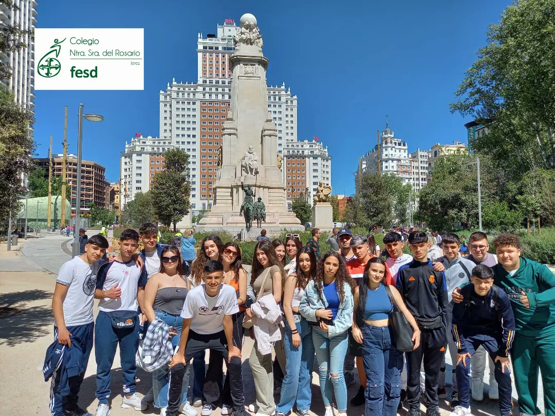 JerezFesd's tweet photo. ¡Disfrutad del viaje!
4° de ESO ya está en Madrid.
#somosfesd #somosfesdjerez #colegiosfesd https://t.co/9tb4zS5t6k