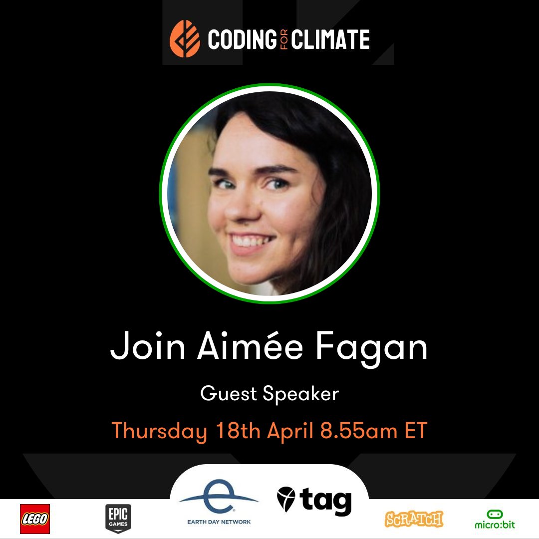 microbit_edu's tweet image. Join the Micro:bit Educational Foundation Head of EMEA, Aimée Fagan, who will be chatting to @TakeActionEdu about all things #Coding4Climate to velebrate @EarthDay 🌍💚
#EarthDay #STEM