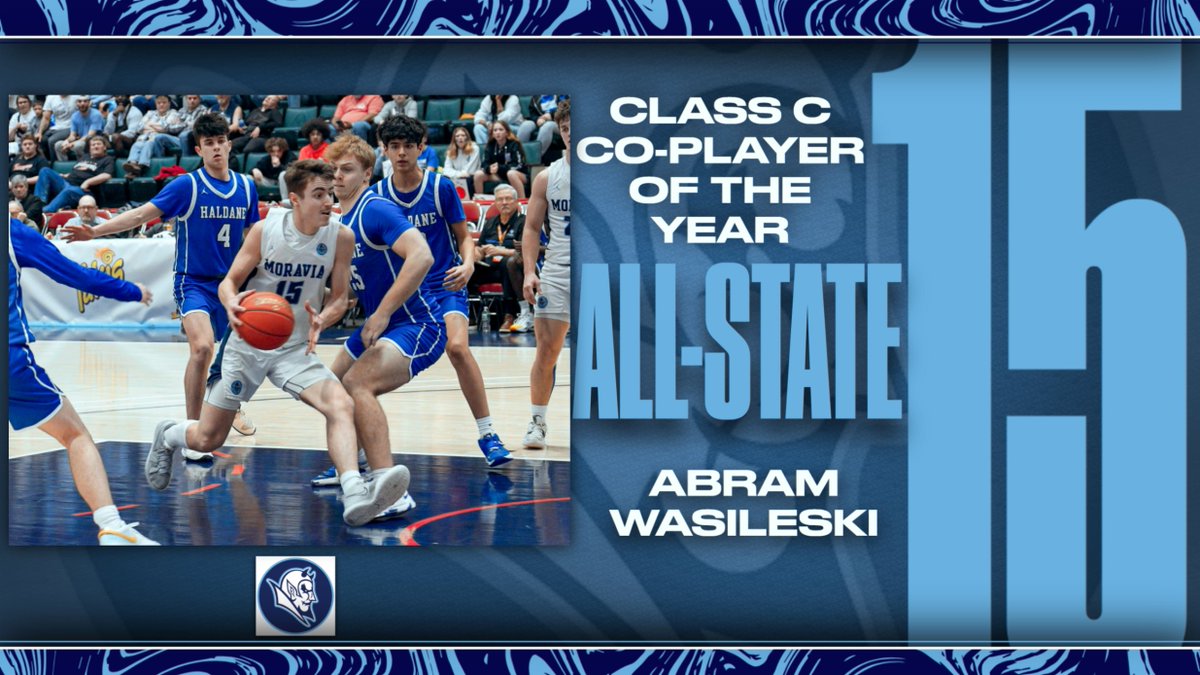 Congratulations Abram!! First Team All-State and Co-MVP Player of the Year for Class C. GO BLUE!!!