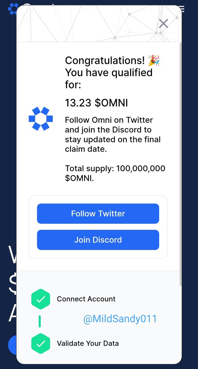 new53238559's tweet photo. @OmniFDN You are eligible for the $OMNI Genesis airdrop 🔥

Claims and staking are available here now:
→ https://t.co/ZT75LlWUKU

Miladys, Remilios, Pudgys, Inj ninjas, eigenLayer restakers and many more are now able to check their eligibility. https://t.co/oiL77iQO1r