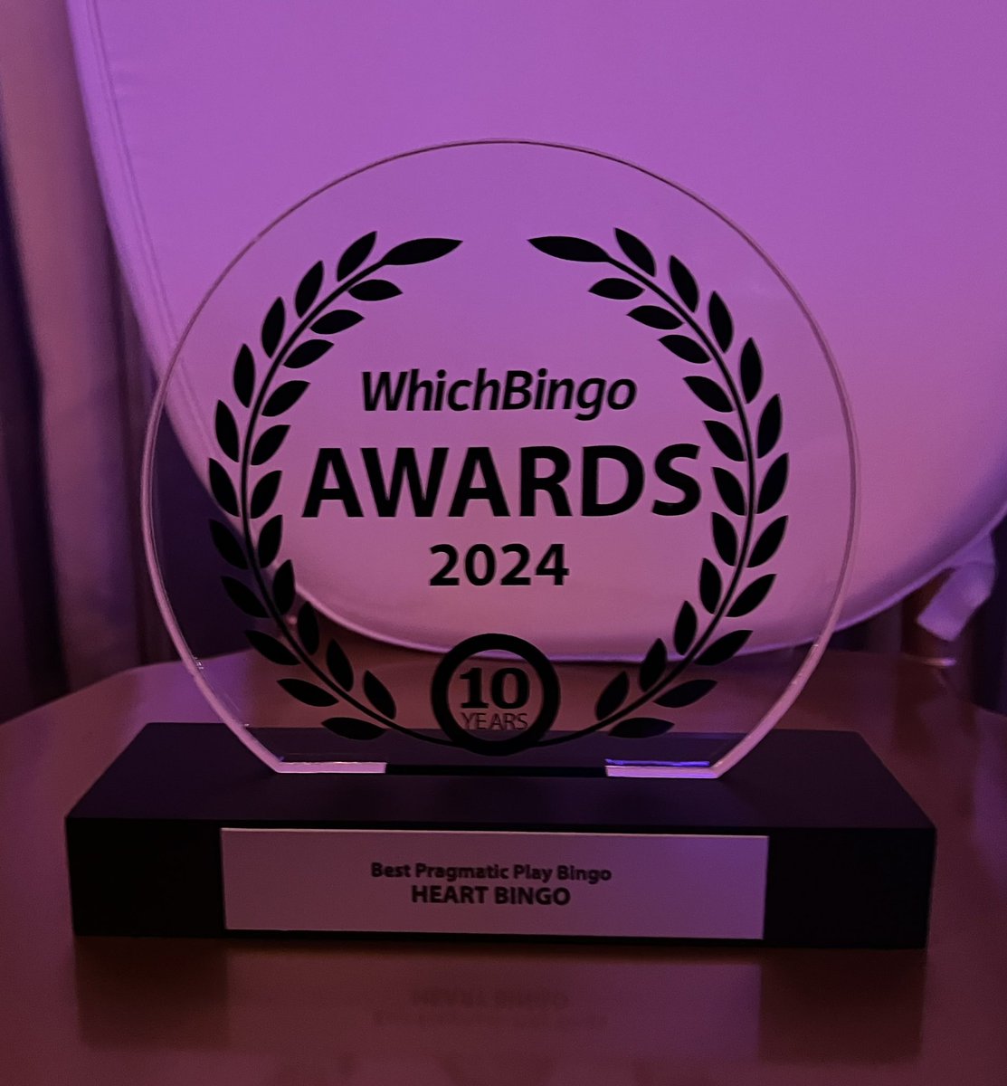 We did it Hearties! We won the best Pragmatic Play Bingo Site at the @WhichBingoUK awards 2024. Let’s hope there are many more to come ❤️