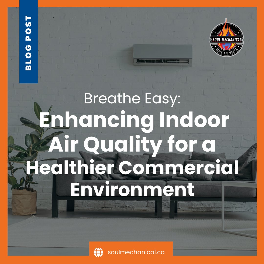 Discover how Soul Mechanical enhances indoor air quality, fostering productivity and well-being for employees while ensuring customers feel comfortable and welcome. 

Read more: zurl.co/hM3A

#IndoorAirQuality #HealthyEnvironment  #HealthyWorkspaces #SoulMechanical