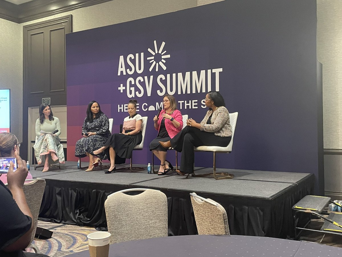 “Surround yourself with people who see the brilliance in you and the things you can’t see.” “Be relentless and fearless- you are valuable.” So many nuggets of for empowering and giving grace to women leaders were shared by this powerhouse panel @asugsvsummit