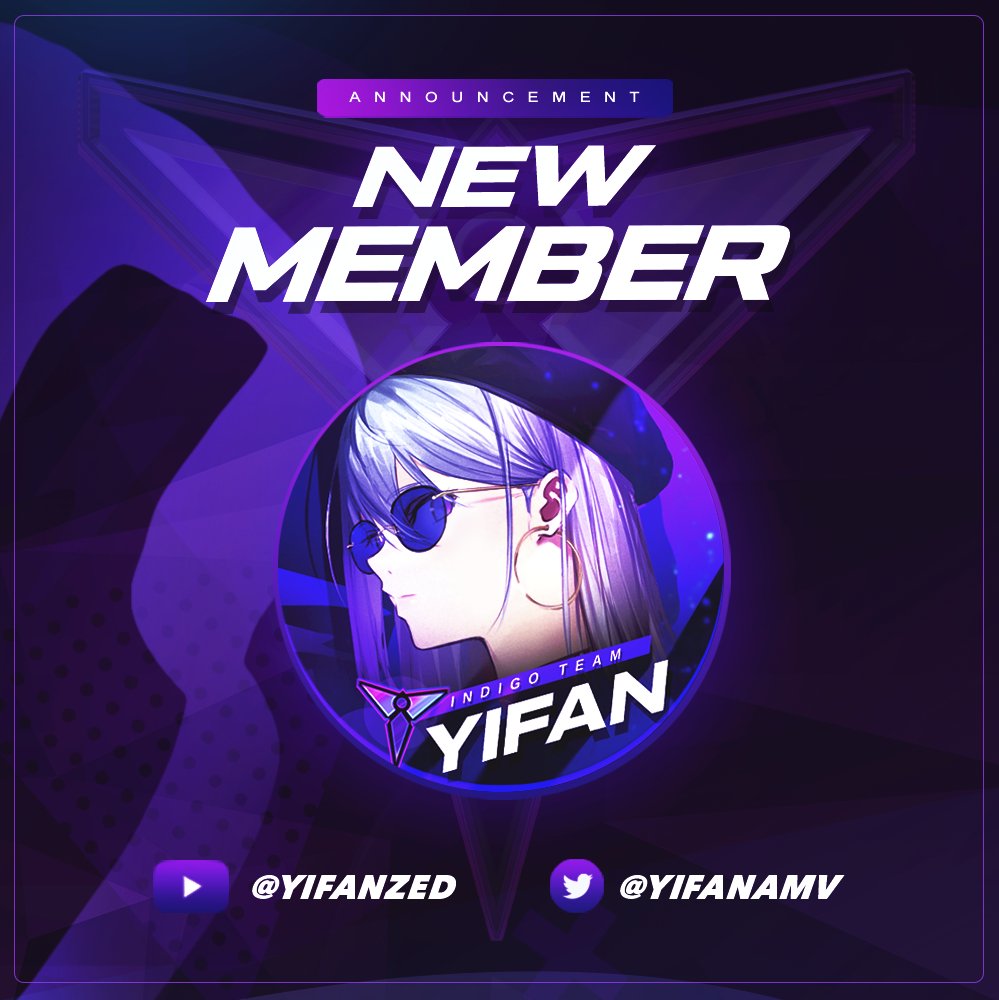 We are welcoming @YiFanAMV as the newest member of our team! 🔥 Check out his channel here: youtube.com/@YiFanZed