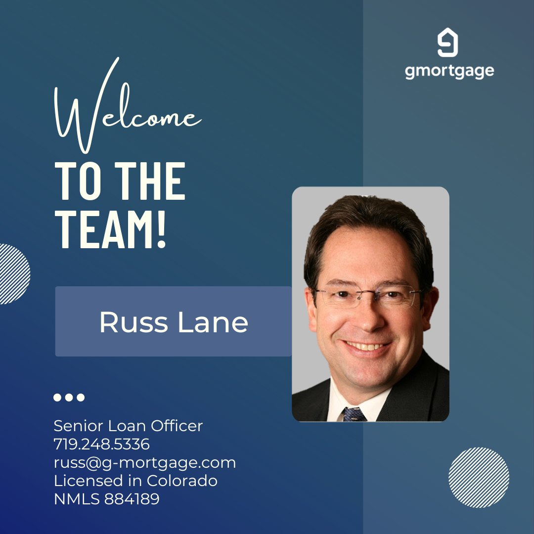 Welcome Russ Lane! Experience matters when it comes time to get a mortgage! Russ has been in the mortgage industry for 12 years and has helped hundreds of borrowers in nearly every situation buy the home of their dreams! Learn more: g-mortgage.com/team-member/ru…