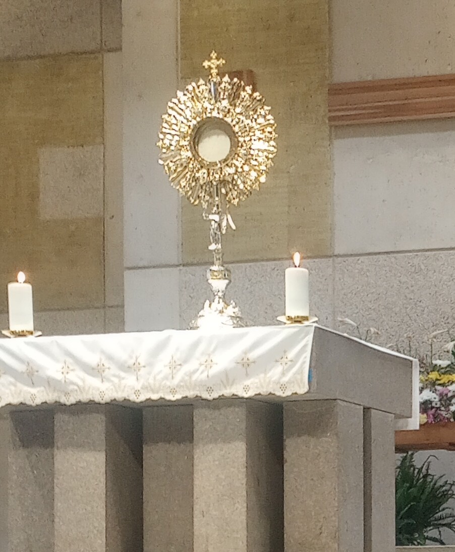 St Thomas Aquinas: “The Eucharist is the sacrament of love: it signifies love, it produces love. The Eucharist is the consummation of the whole spiritual life.”
