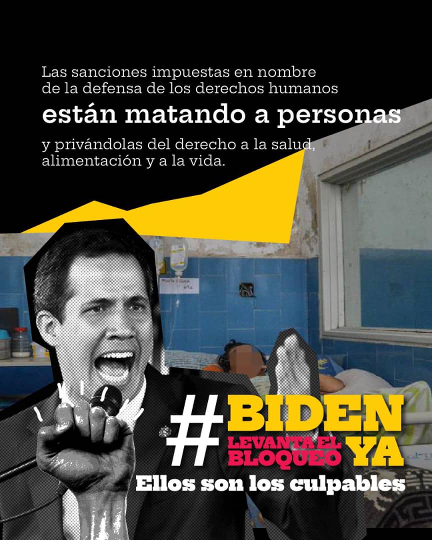 Desde él Equipo Político Municipal de la JPSUV del municipio Zamora, #Guatire #Araira pedimos #BidenLevantaElBloqueoYa. 🆘 #VenezuelaSeRespetaYPunto