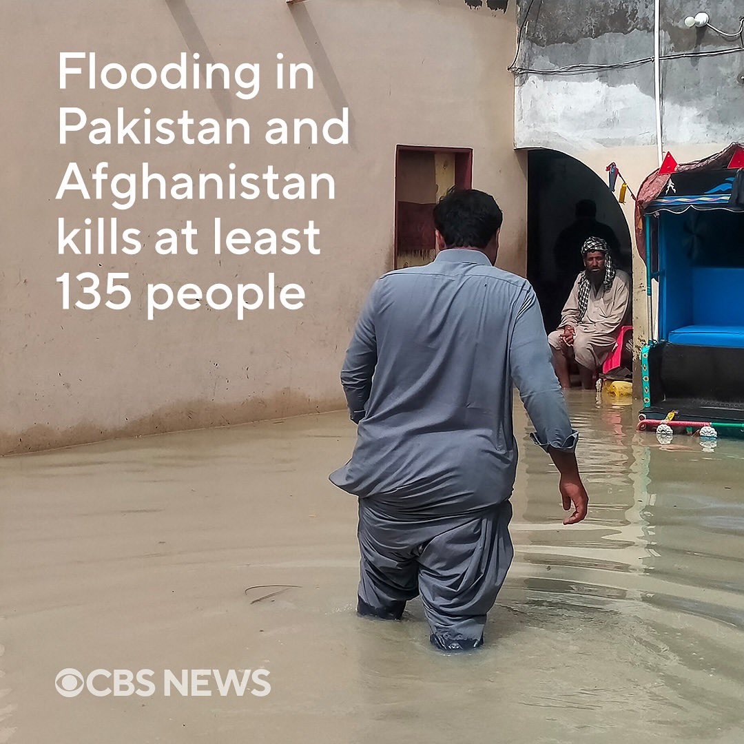 At least 135 people, including more than a dozen children, have been killed across Pakistan and Afghanistan.
Overall, rainfall has been 99% higher than the average across Pakistan.

Under Bad Management!
#ProtectThePlanet
#RespectThePlanet
🌍🌎🌏