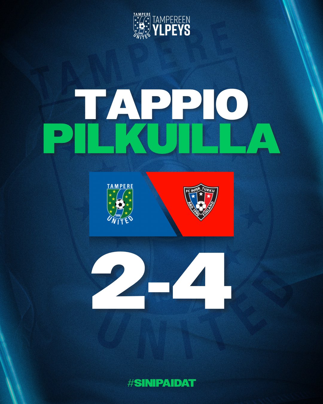 Tampere United on X Tampere United FC Inter 2 00 (00