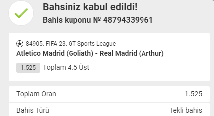 Canlı E-Spor

t.me/GoalSignal

#Bahis #Kupon #Maç #Futbol #iddaa #Casino #FreeSpins #FreeBets #Tek #Bedava #Free #Galatasaray #Fenerbahce #Besiktas #Trabzonspor #SONDAKİKA #INPLAY #nesine #misli #oley #tuttur #mackolik #eSports #FIFA #PES2021 #FIFA23 #esportsfi