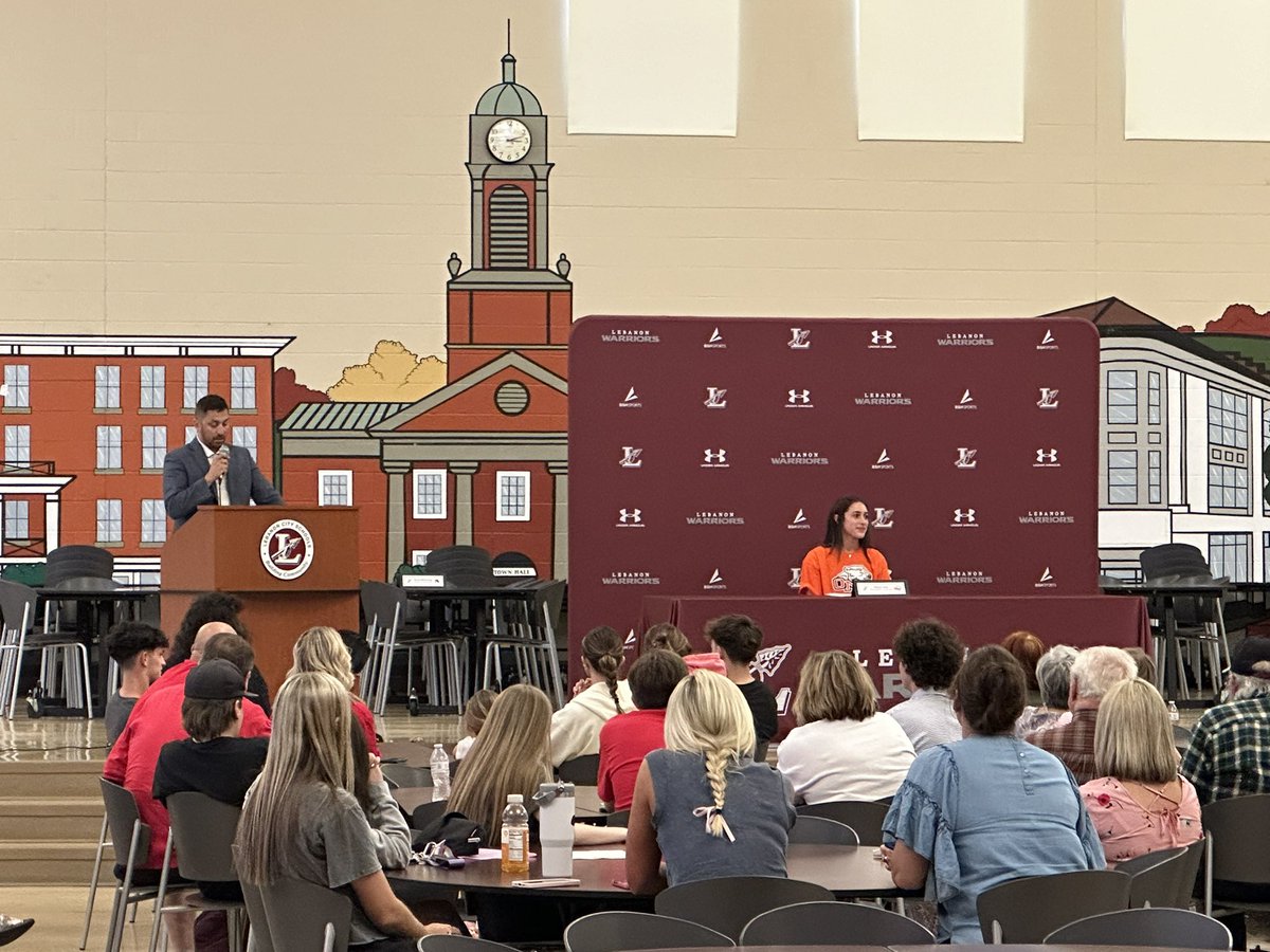 Congratulations to our amazing student athletes who are signing their letters of intent to play at the next level! <a href="/LebanonAthDept/">Lebanon Athletics</a> <a href="/LebanonSchools/">Lebanon City Schools</a> #SigningDay #OnwardLebanon