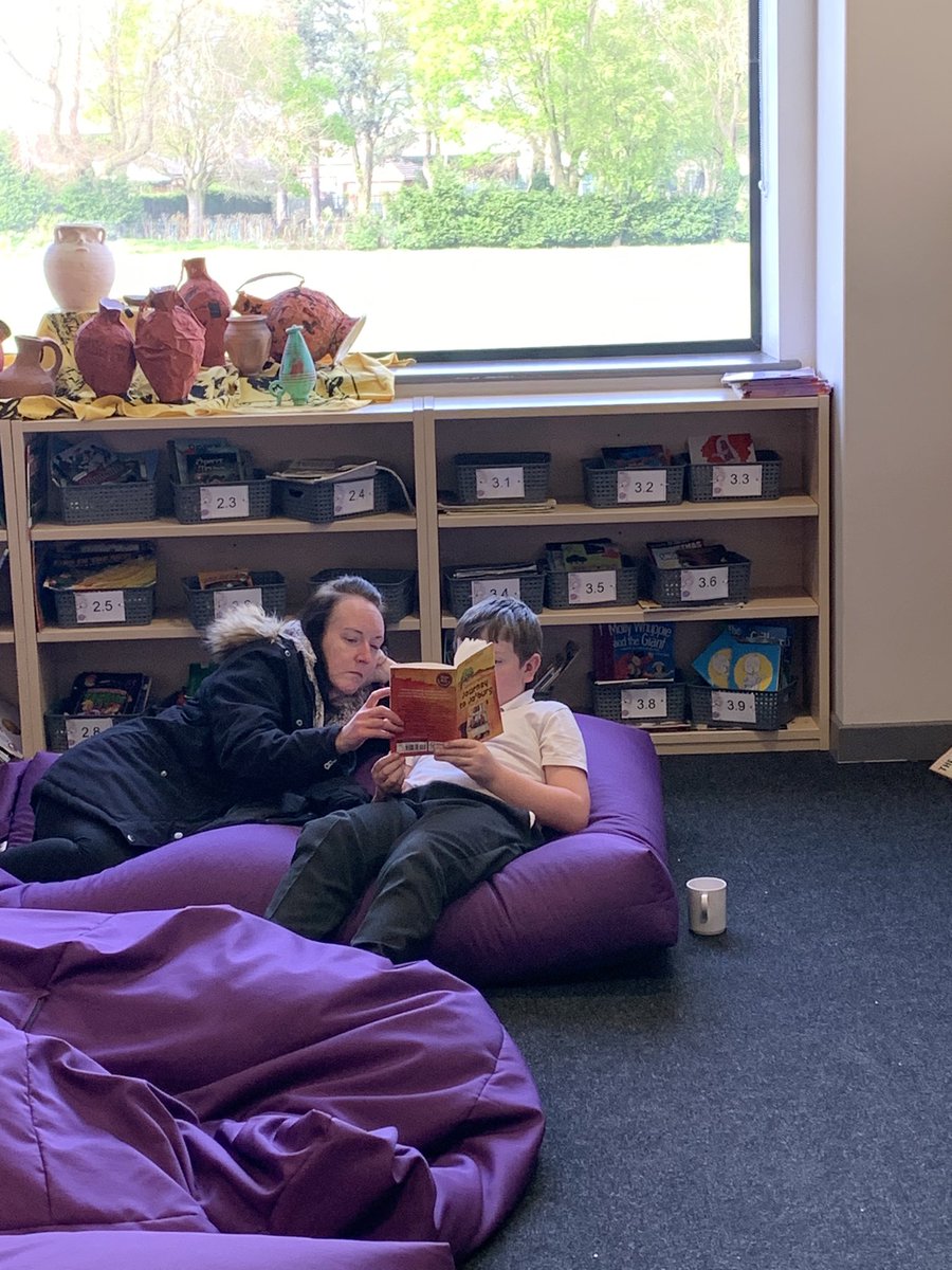 OJA_Brumby's tweet photo. R and R mindfulness club was back after the Easter break with lots of great ways to enjoy family mindfulness time and relaxation techniques involving reading activities #wellbeing #readandrelax https://t.co/cs75eJyjEK