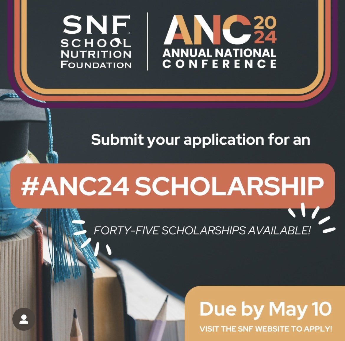 Oregon_SNA's tweet photo. ✈️  Join us in Boston for our Annual National Conference (#ANC24) with help from a School Nutrition Foundation scholarship! Scholarships are available for both returning and first-time ANC attendees and the application deadline is May 10, 2024! 💫 

🔗 https://t.co/jXakPLRZjd https://t.co/yaHRWwLxrK