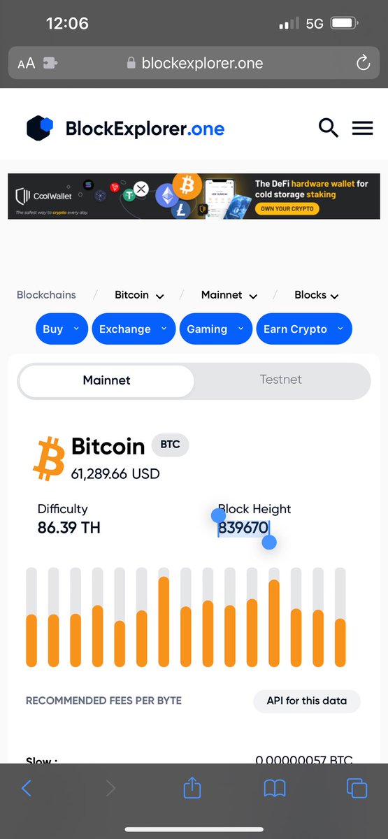 JakeCur04029503's tweet photo. Bitcoin will halve at 840,000! We are currently at 839,670, we only have 330 more block until Bitcoin makes history!! Buy Bitcoin or any crypto mentioned below! This is not financial advice. I am not a professional investor. Do your own research! 
#Bitcoin #Ethererum #SaitaChainCoin #KAVA #Atom #AGIX #Evmos #Thegraph #Saitarealty #5thscape