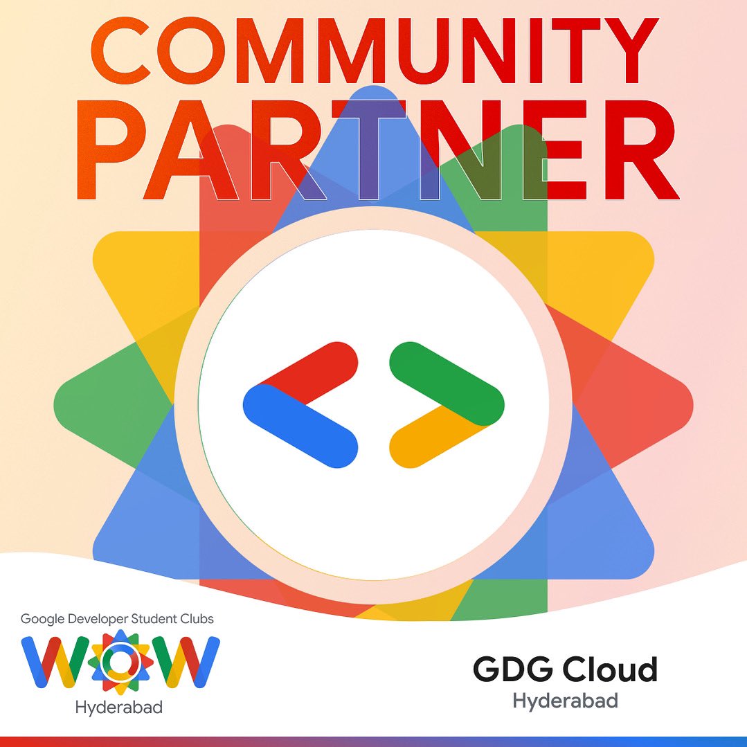 Big things are brewing at GDSC WOW Hyd! We're teaming up with @gdgc_hyd , a leading innovator to unlock incredible opportunities for student techies. Let's get ready to learn, grow, and connect! 
#TechForGood #GoogleCloud #techcommunities