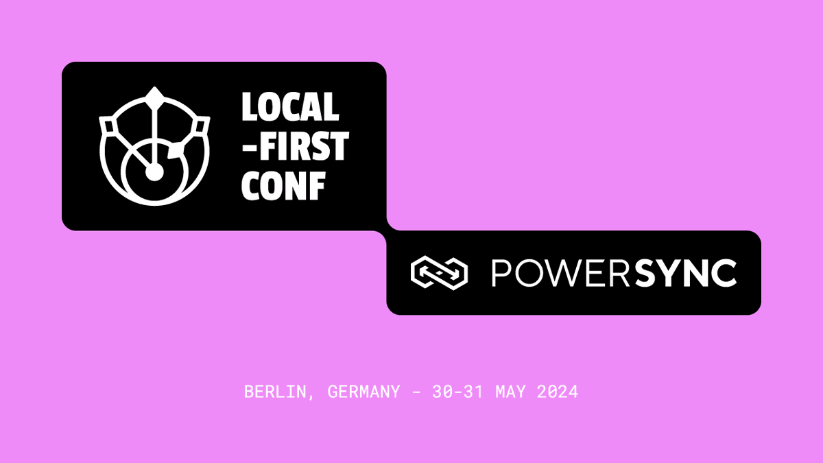 We're proud to be sponsoring Local-First Conf!

This is the first local-first conference of it's kind 🔥

Let us know if you're going and would like to meet up!

#localfirst @localfirstconf