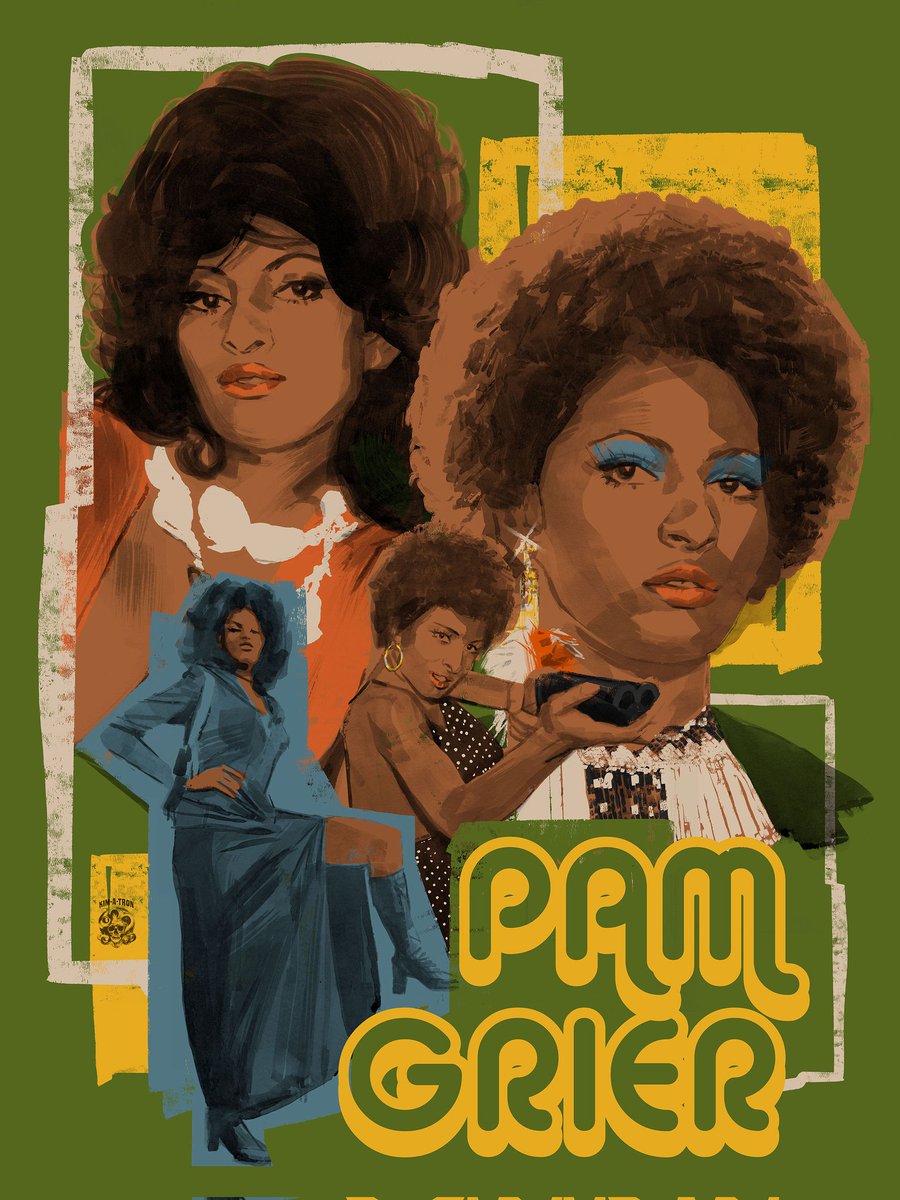 🔥💚 PAMELA 🔥💚 #pamgrier #coffy #blaxploitation 🔗👇🏿