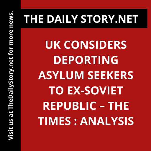 thedailystory_X's tweet image. "UK Govt mulls deporting asylum seekers to ex-Soviet country - The Times sheds light. #ControversialMove #HumanRights #AsylumSeekers"
Read more: thedailystory.net/uk-considers-d…