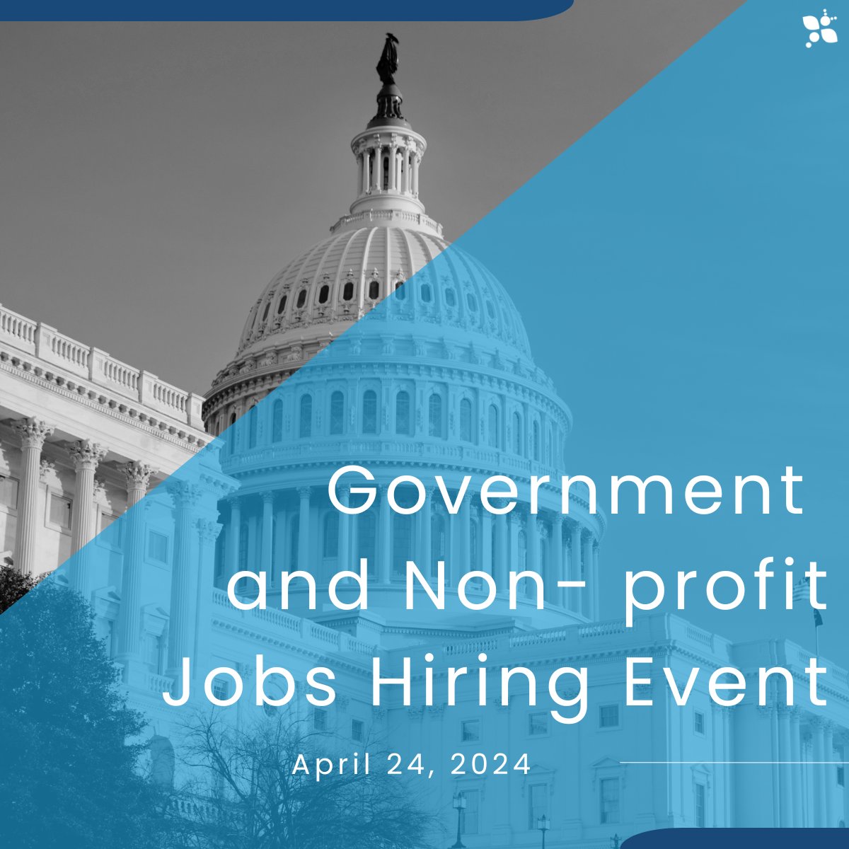 Are you interested in working for the government or a non-profit? Register for the 4/24 Government & Nonprofit Jobs Hiring Event to meet with recruiters from agencies actively hiring. To learn more:bit.ly/4abvUB1 #governmentjobs #nonprofitjobs #hiring #jobs #careereco